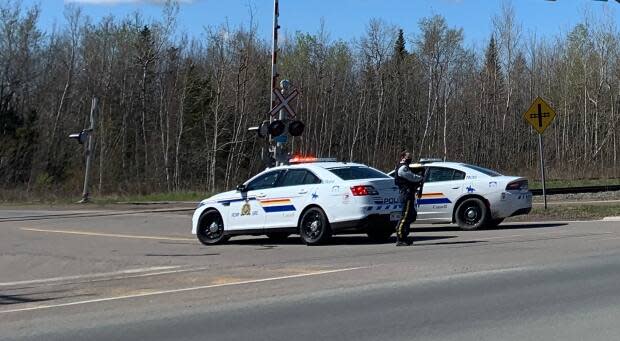 RCMP sent an Alert Ready message to Moncton, N.B., residents shortly after 10 a.m. AT on Thursday.  (Tori Weldon/CBC - image credit)