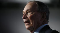 Democratic presidential candidate and former New York City Mayor Mike Bloomberg speaks during a campaign event, Thursday, Feb. 20, 2020, in Salt Lake City. (AP Photo/Rick Bowmer)