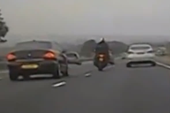 Biker caught at 148mph