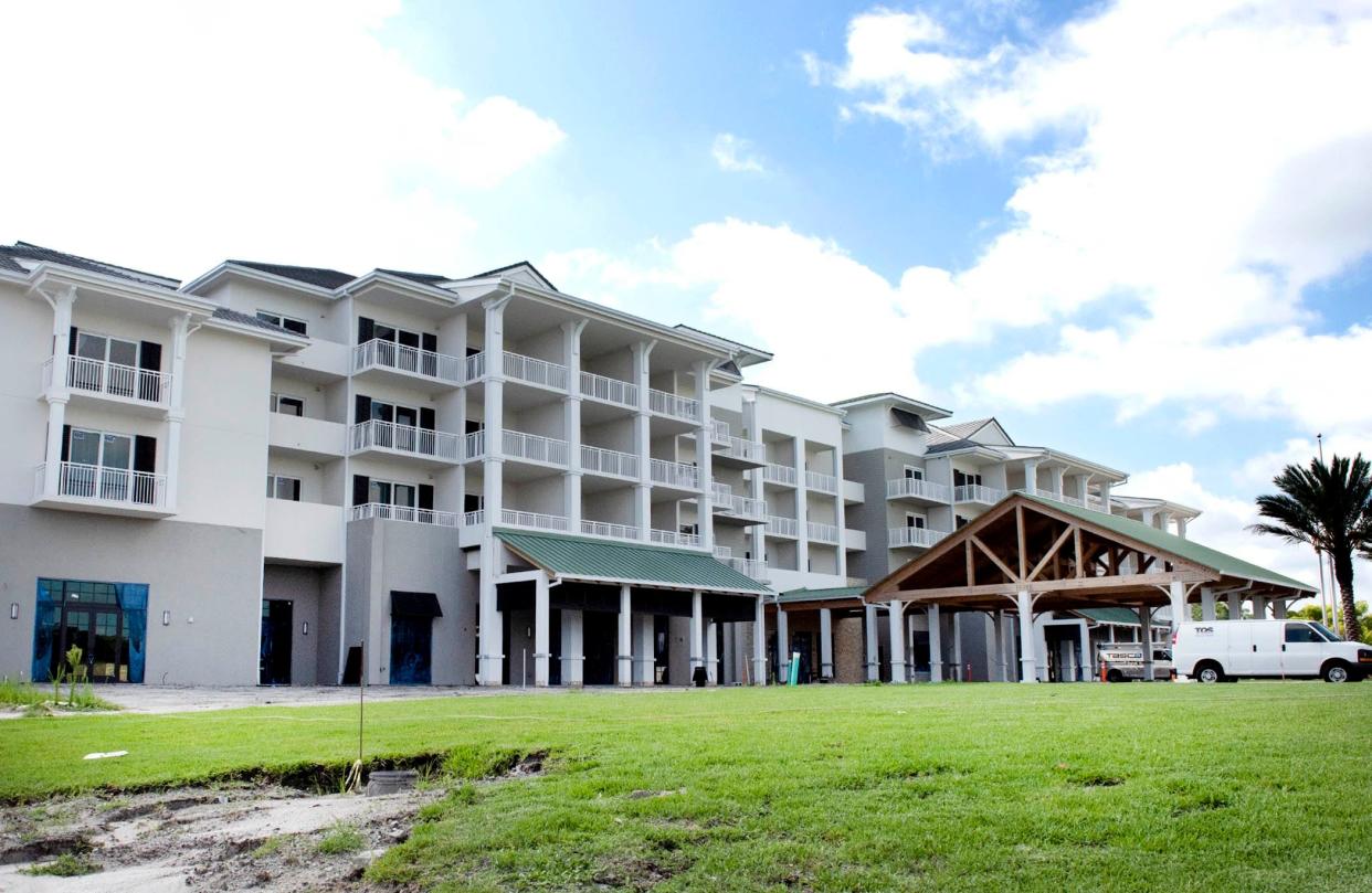 Banyan Cay Resort  under construction June 7, 2022 in West Palm Beach.