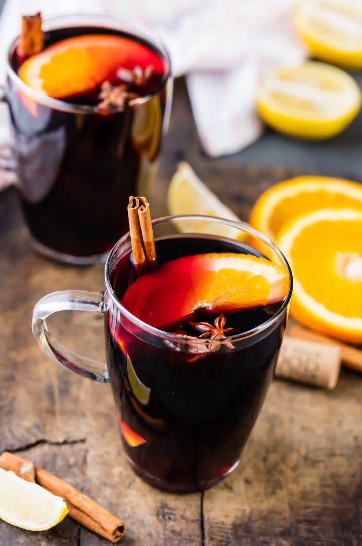 Holiday Spiced Mulled Wine