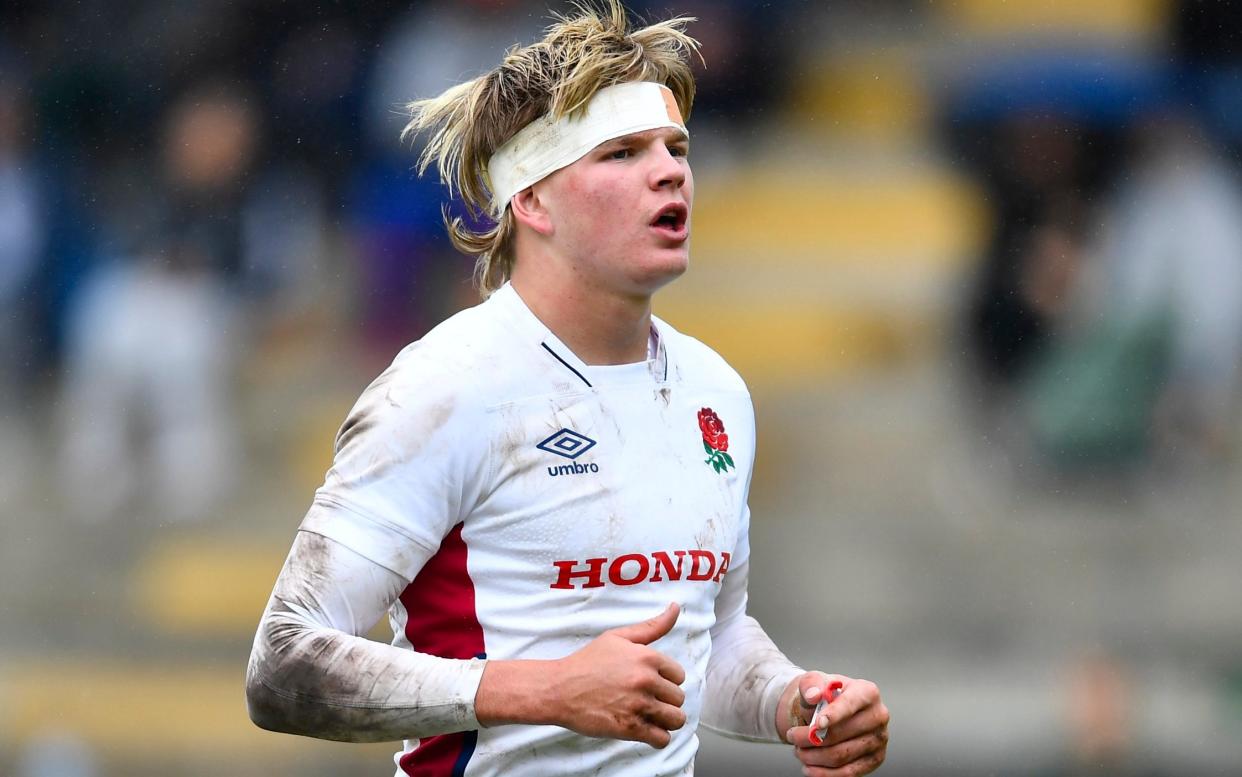 Henry Pollock of England U18 during the 2022 series against South Africa