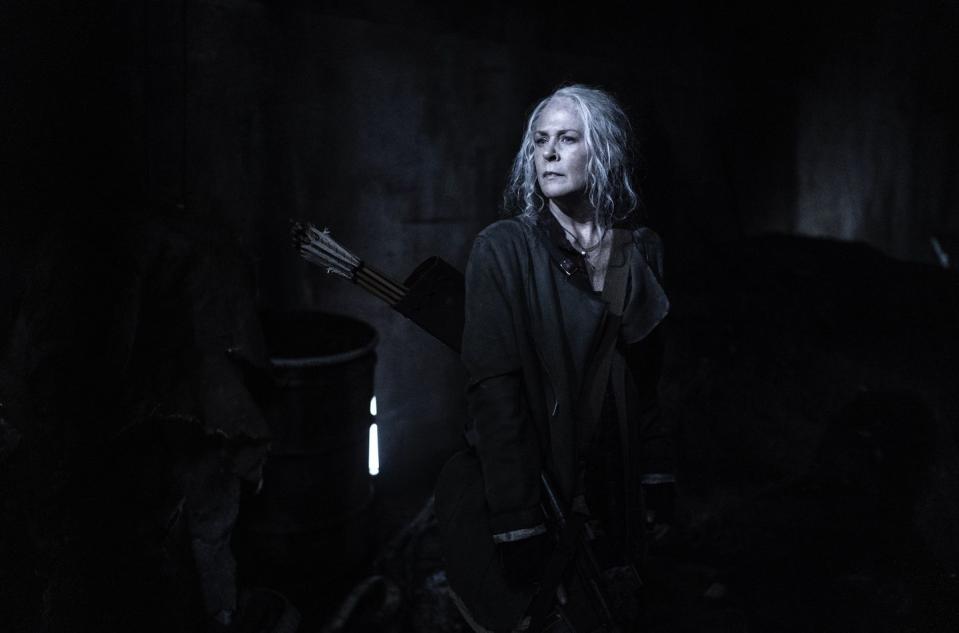 melissa mcbride as carol peletier, the walking dead season 11, episode 20