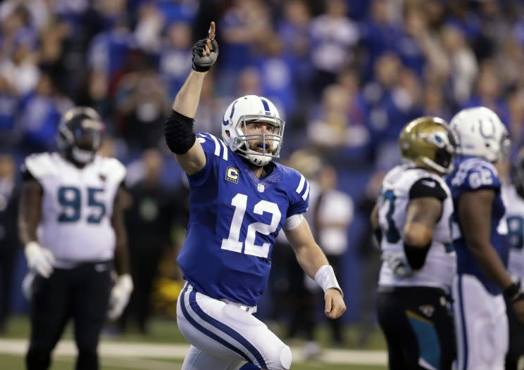 Andrew Luck had shoulder surgery this offseason. (AP)