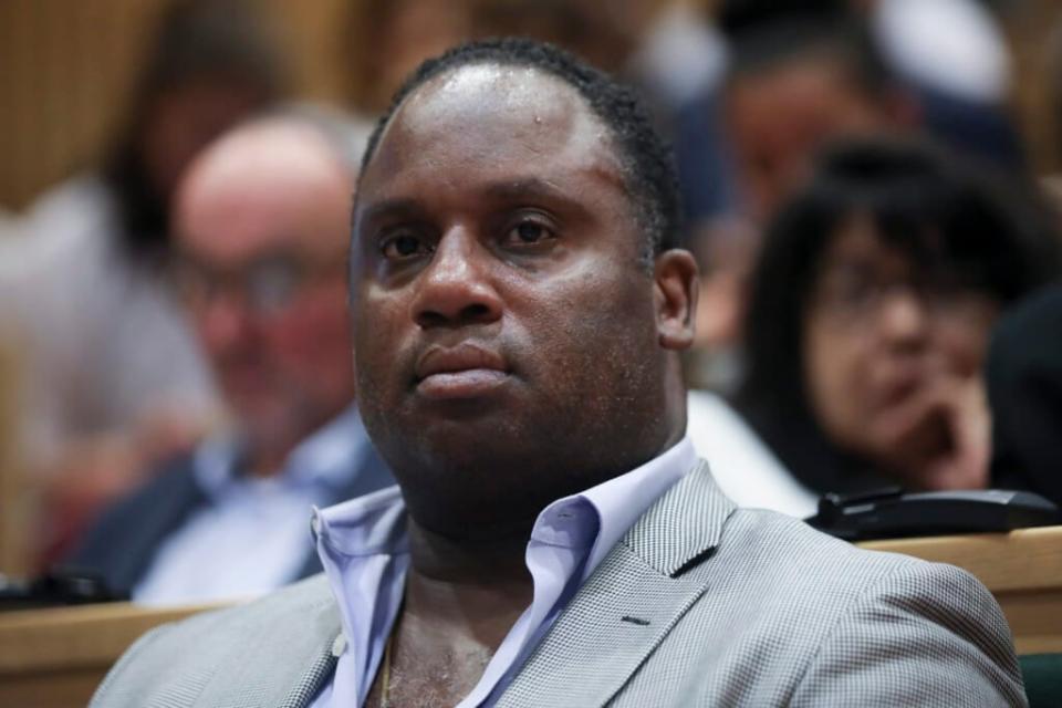 Jesse Jackson’s son, Jonathan Jackson, attends an International Conference, “Is #Auschwitz only Sleeping?,” on July 5, 2019 during the celebration of European Roma Holocaust Memorial Day in Krakow, Poland. (Photo by Beata Zawrzel/NurPhoto via Getty Images)