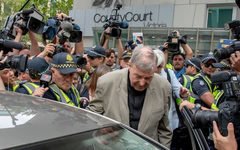  The most senior Catholic cleric ever charged with child sex abuse has been convicted of molesting two choirboys - Credit: Andy Brownbill/AP