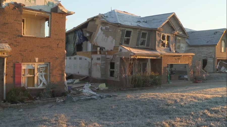 Henry Place Boulevard damage