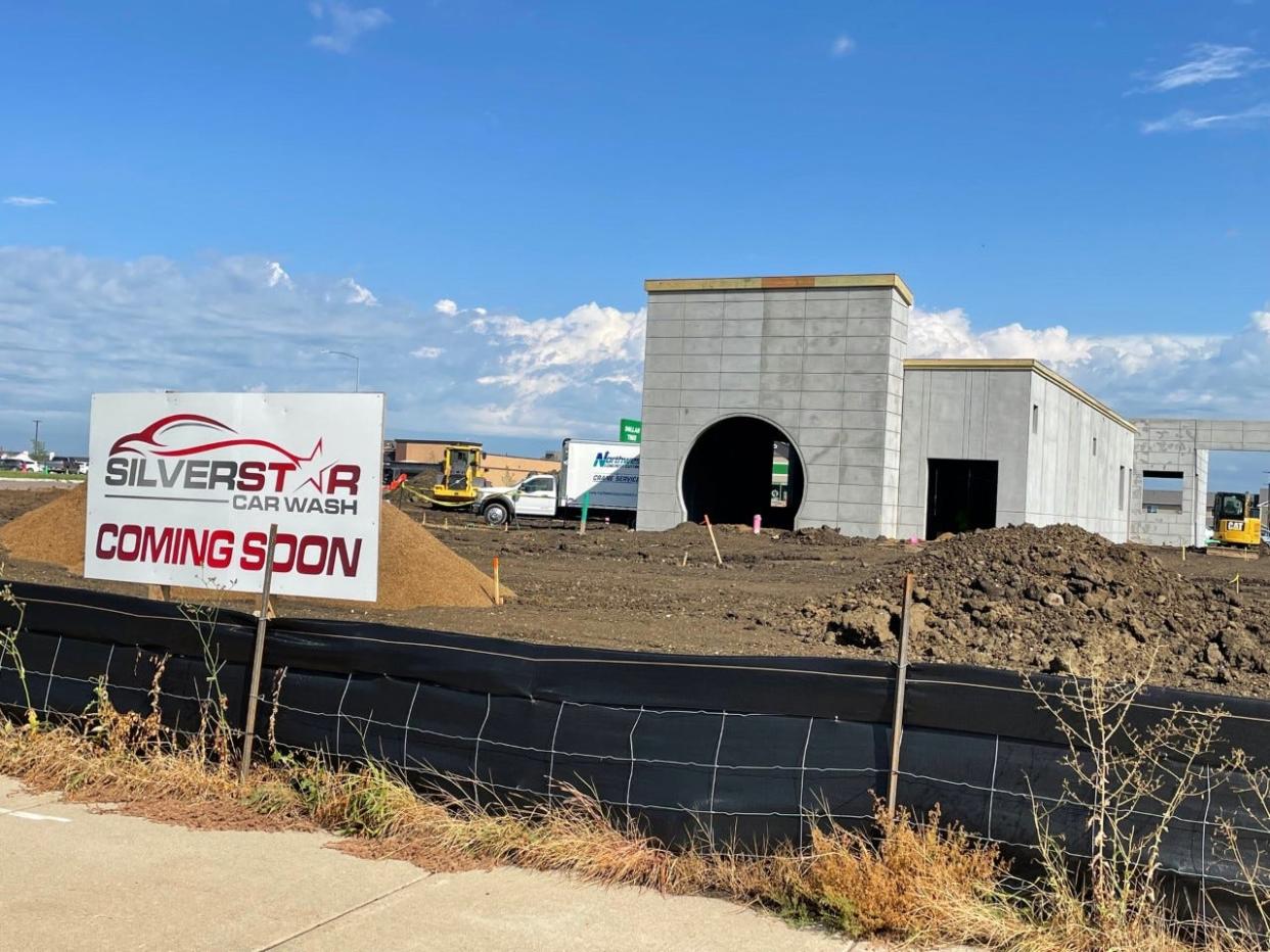 Construction of the latest Silverstar Car Wash near 41st Street and Ellis Road in southwestern Sioux Falls. It is officially open.