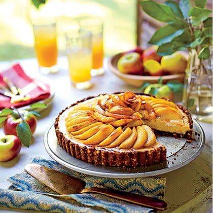 Caramel Apple Cheesecake Tart