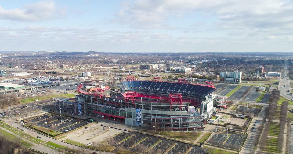 Nissan Stadium in Nashville is home of the Tennessee Titans. It's also the host stadium of the Music City Bowl, a game many college football reporters are predicting for the Wisconsin Badgers.