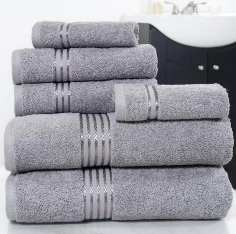 towels folded and stacked