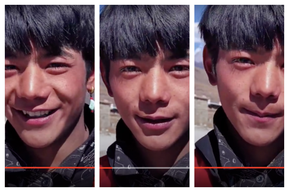 藏族年輕人扎西丁真爆紅。（圖／翻攝微博）