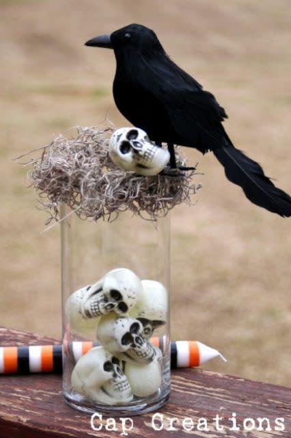 Crow Vase Centerpiece