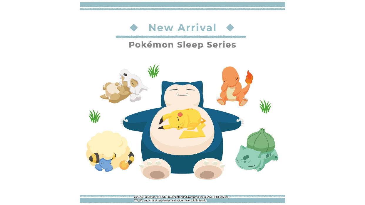 Celebrate the release of Pokémon Sleep with the new Pokémon Sleep series. (Photo: Instagram/pokemonofficial.sg)