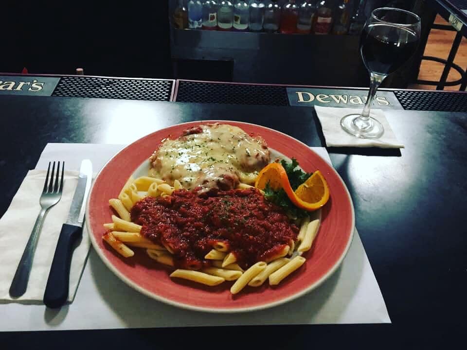 Chicken Parmesan at Cafe Roma