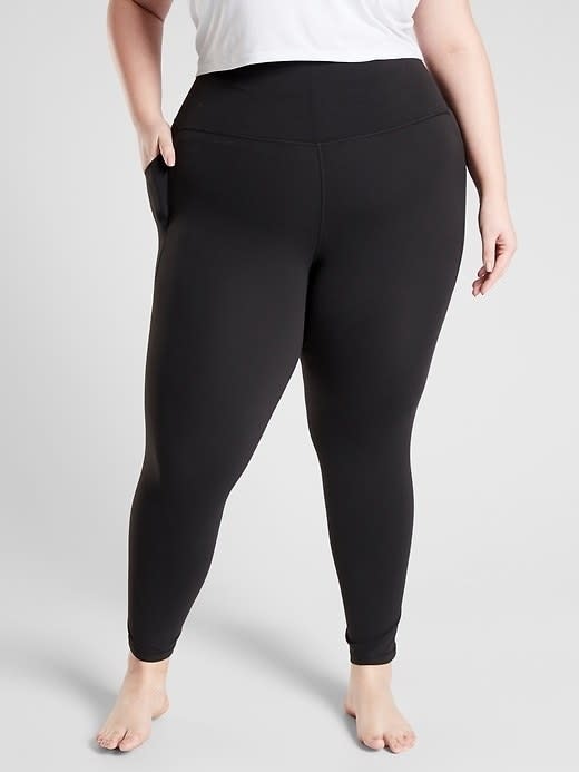 You can go from your workout to running errands or even brunch in these, plus they're great for just lounging at home. Honestly, we're so lucky that the athleisure trend is still going strong.<br /><br /><strong>Promising review:</strong> "These will go down in history as one of the best pair of leggings I have ever purchased. Be it burpees, squats or jumping jacks, these babies won't let you down. The fabric is like butter. I have two pairs and am beginning to get the eyebrow raise from the hubs as they are all I wear, in and out of the gym." &mdash; milesfromperfection<br /><br /><strong>Get them from Athleta for <a href="https://go.skimresources.com?id=38395X987171&amp;xs=1&amp;url=https%3A%2F%2Fathleta.gap.com%2Fbrowse%2Fproduct.do%3Fpid%3D531321&amp;xcust=HPSplurgeWorthy60771eb6e4b01654bb7978a0" target="_blank" rel="nofollow noopener noreferrer" data-skimlinks-tracking="5753950" data-vars-affiliate="gap.igs4ds.net" data-vars-asin="none" data-vars-campaign="-SplurgeWorthyBasicsKass10-29-20-5753950" data-vars-href="https://gap.igs4ds.net/c/468058/383280/5556?subId1=-SplurgeWorthyBasicsKass10-29-20-5753950&amp;u=https%3A%2F%2Fathleta.gap.com%2Fbrowse%2Fproduct.do%3Fpid%3D531321" data-vars-keywords="fast fashion" data-vars-link-id="15974624" data-vars-price="" data-vars-product-id="1" data-vars-product-img="none" data-vars-product-title="Placeholder- no product" data-vars-redirecturl="https://athleta.gap.com/browse/product.do?pid=531321" data-vars-retailers="" data-ml-dynamic="true" data-ml-dynamic-type="sl" data-orig-url="https://gap.igs4ds.net/c/468058/383280/5556?subId1=-SplurgeWorthyBasicsKass10-29-20-5753950&amp;u=https%3A%2F%2Fathleta.gap.com%2Fbrowse%2Fproduct.do%3Fpid%3D531321" data-ml-id="29">$98</a> (available in sizes XXS-3X, XS-XL Tall, XXS-L Petite in 10 colors).</strong>