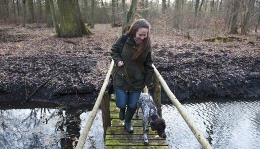 Like for many women, Johanna Hofmann, who has been hunting for five years, said one of the attractions was the chance to train and hunt with her dog, an excitable, two-year-old German shorthaired pointer called Anka