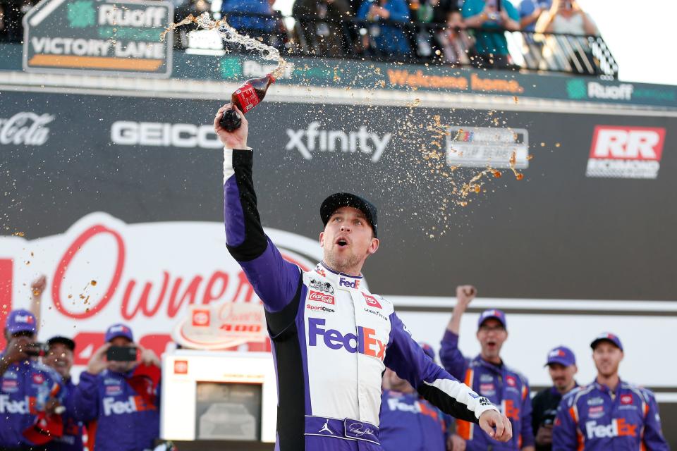 Denny Hamlin won the spring race at Richmond last year and it's just a part of a string of dominant performances by Joe Gibbs Racing.