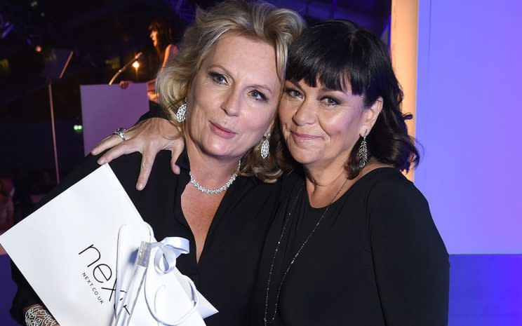 Dawn French and Jennifer Saunders/Rex Photos