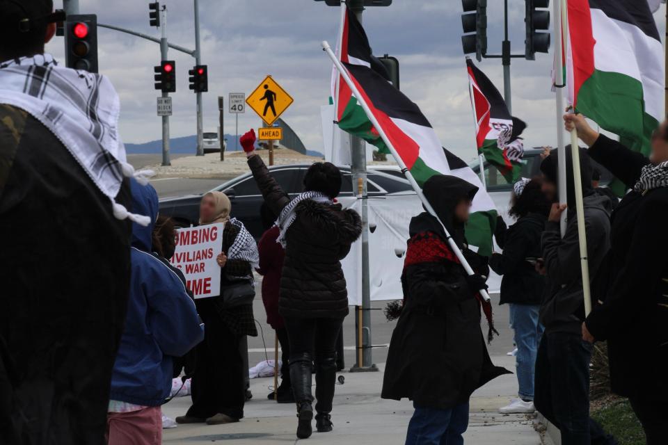 HD For Palestine protests in the High Desert on Sunday, April 28