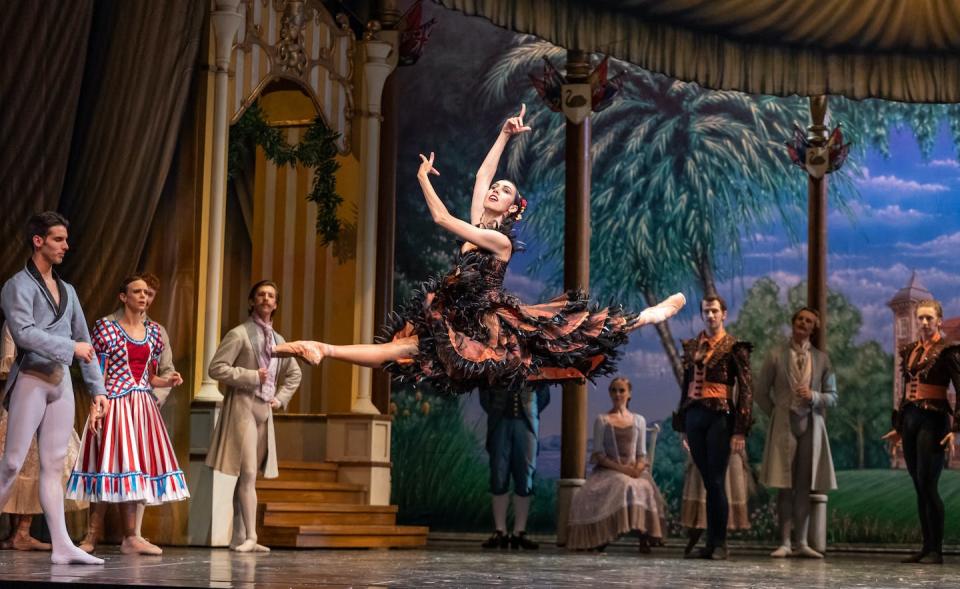 Polly Hilton is superb as a Spanish dancer. West Australian Ballet/Bradbury Photography