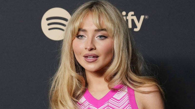 Sabrina Carpenter arrives at the Spotify's 2023 Best New Artist Party held at the Pacific Design Center in West Hollywood, CA on Thursday, February 2, 2023. 