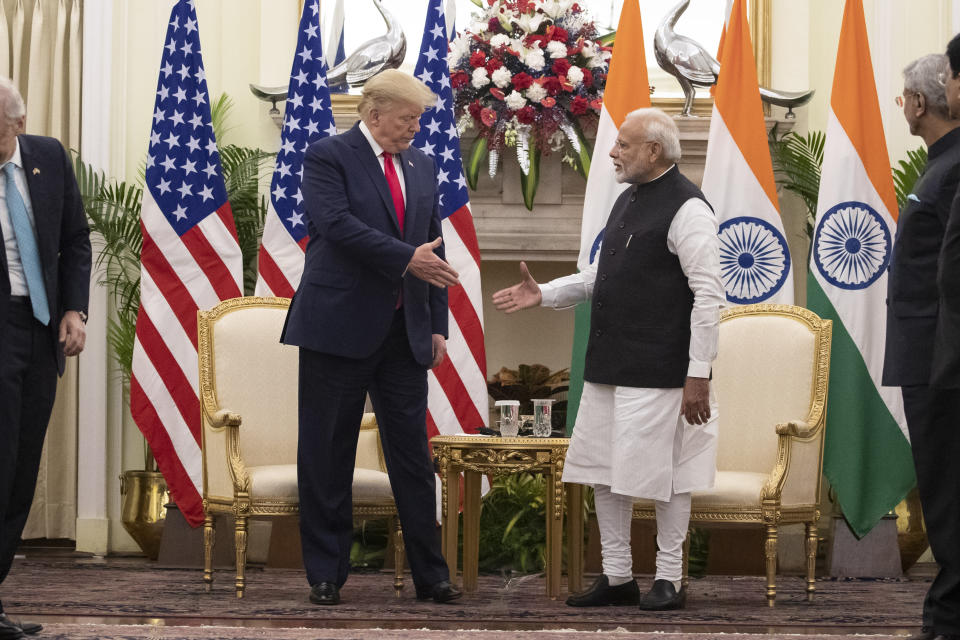India US Trump