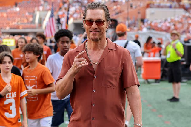 <p>Tim Warner/Getty</p> Matthew McConaughey