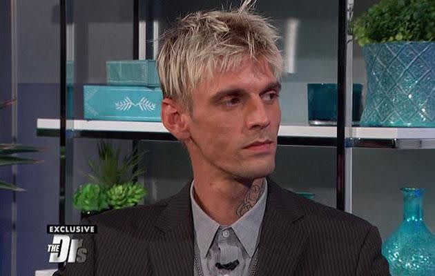 Last month during an appearance on The Doctors, Aaron revealed he feared a positive HIV result after he underwent tests amid concerns for his health. Source: The Doctors