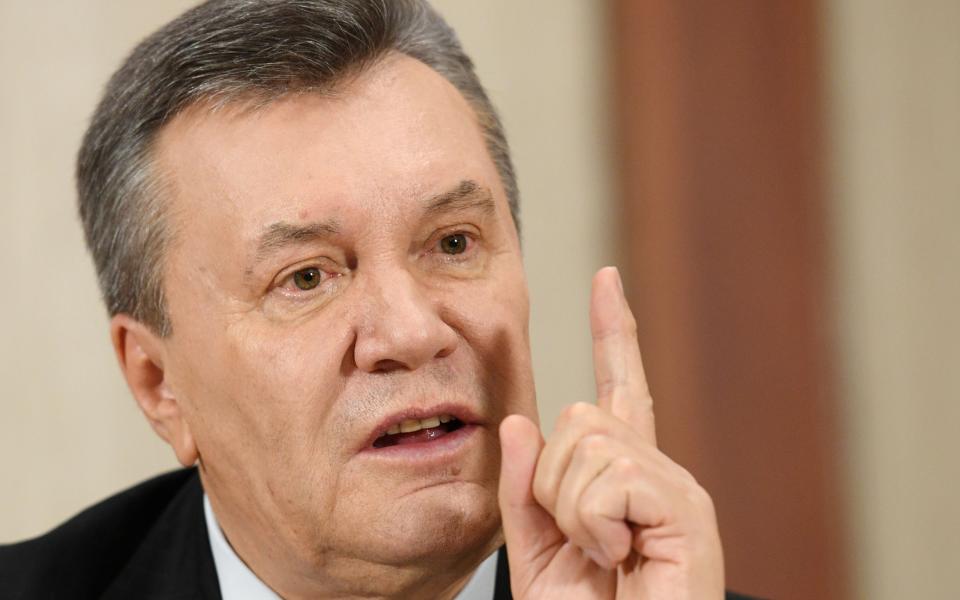 Former Ukrainian President Viktor Yanukovych - Credit: AFP/Getty Images