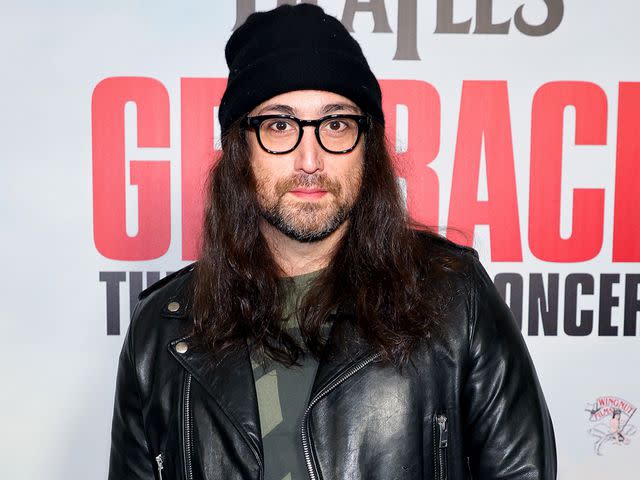 <p>Theo Wargo/Getty</p> Sean Ono Lennon at The Beatles Get Back The Rooftop Concert at AMC Lincoln Square Theater in January 2022 in New York City.