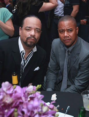 Ice-T and Cuba Gooding Jr at the New York City premiere of Universal Pictures' American Gangster