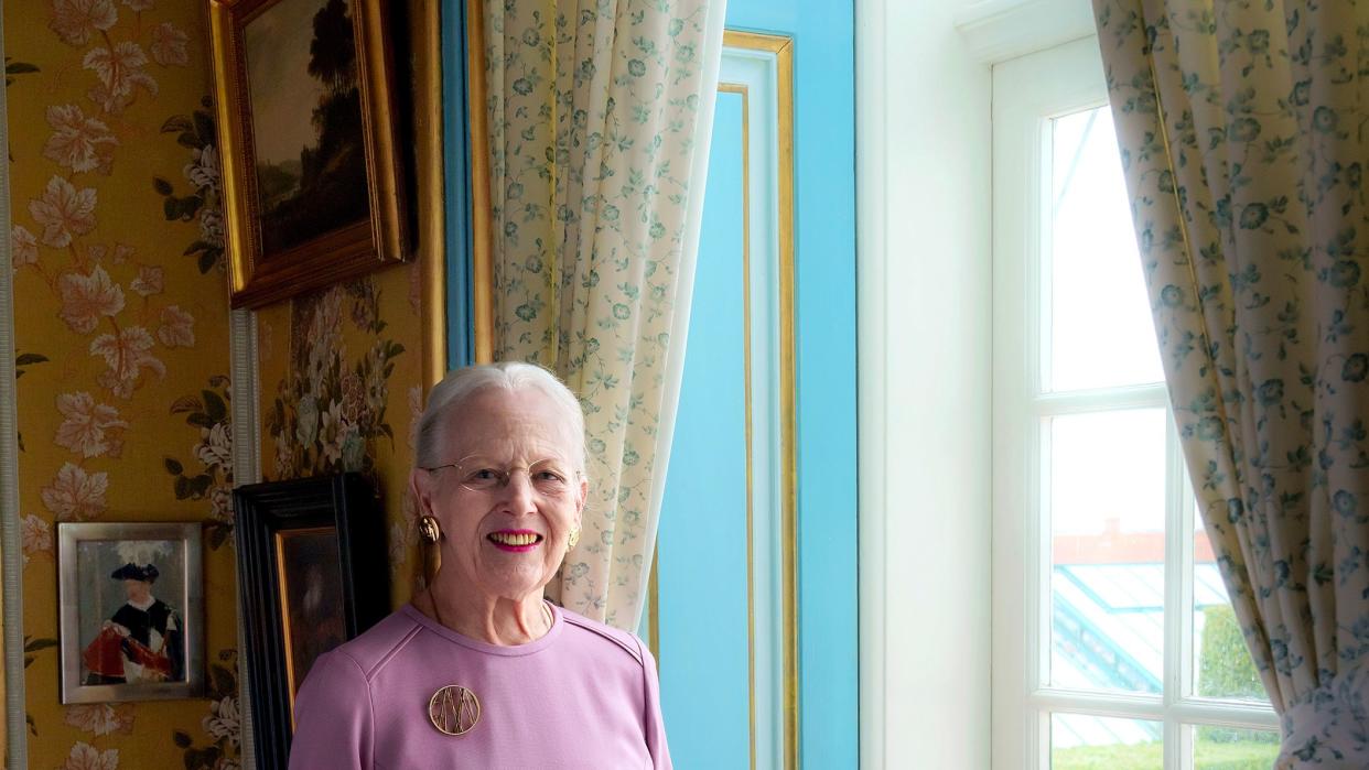 queen margrethe 84th birthday portrait