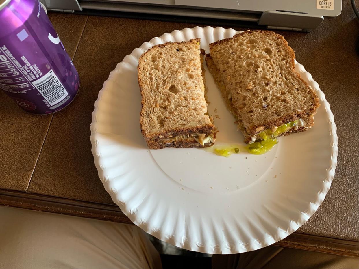 Glenn Boyd recalls his own dad making these peanut butter, mayonnaise and relish sandwiches when he was a kid. (Photo: Glenn Boyd)