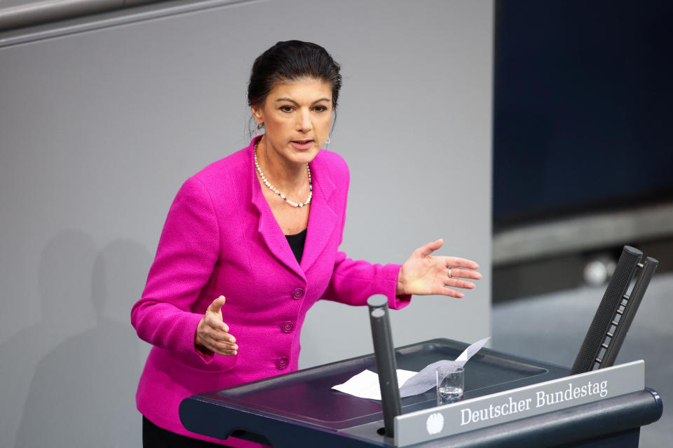 Welche Rolle wird Sahra Wagenknechts Partei spielen? (Bild: REUTERS/Liesa Johannssen)