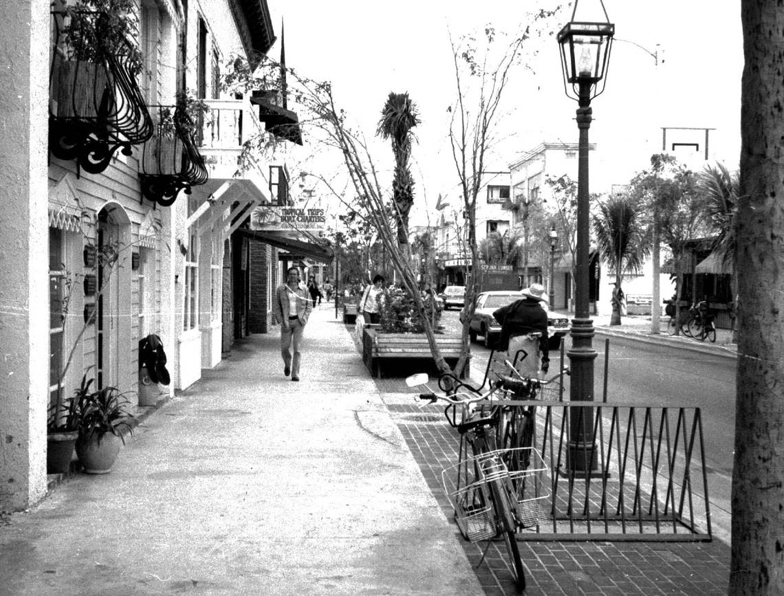 Key West’s Duval Street in 1976.
