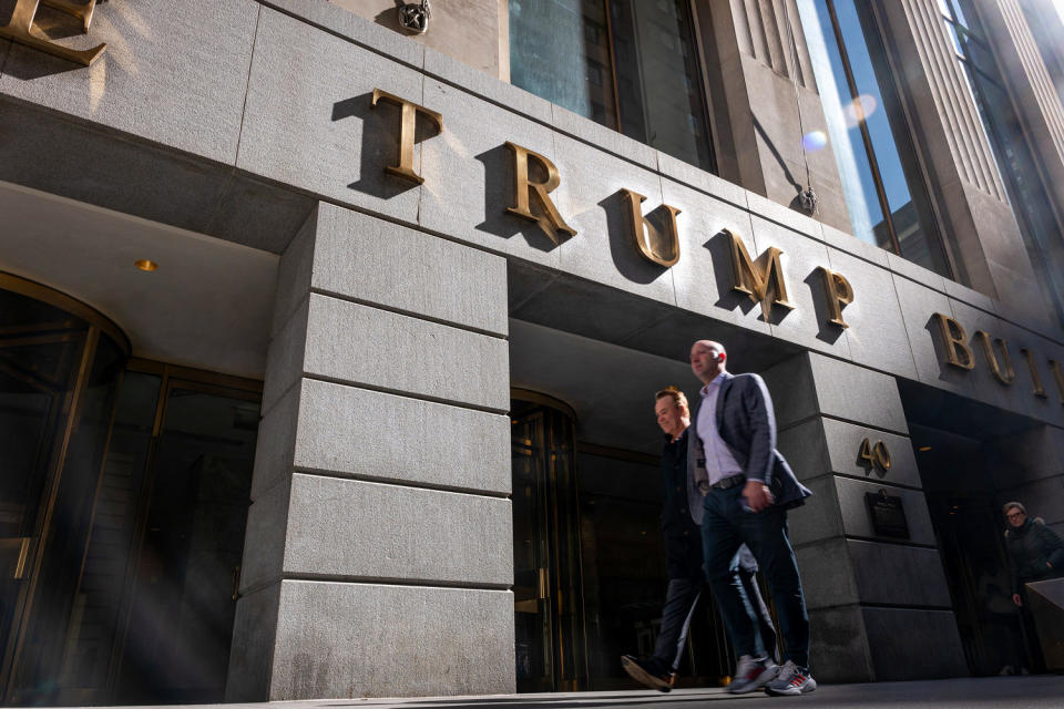 Trump-owned building in downtown Manhattan (Spencer Platt / Getty Images)