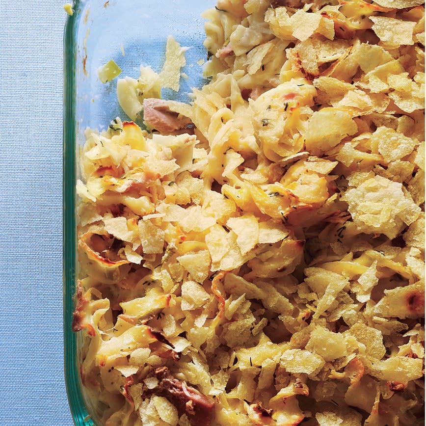 Tuna Noodle Casserole with Leeks and Fresh Dill