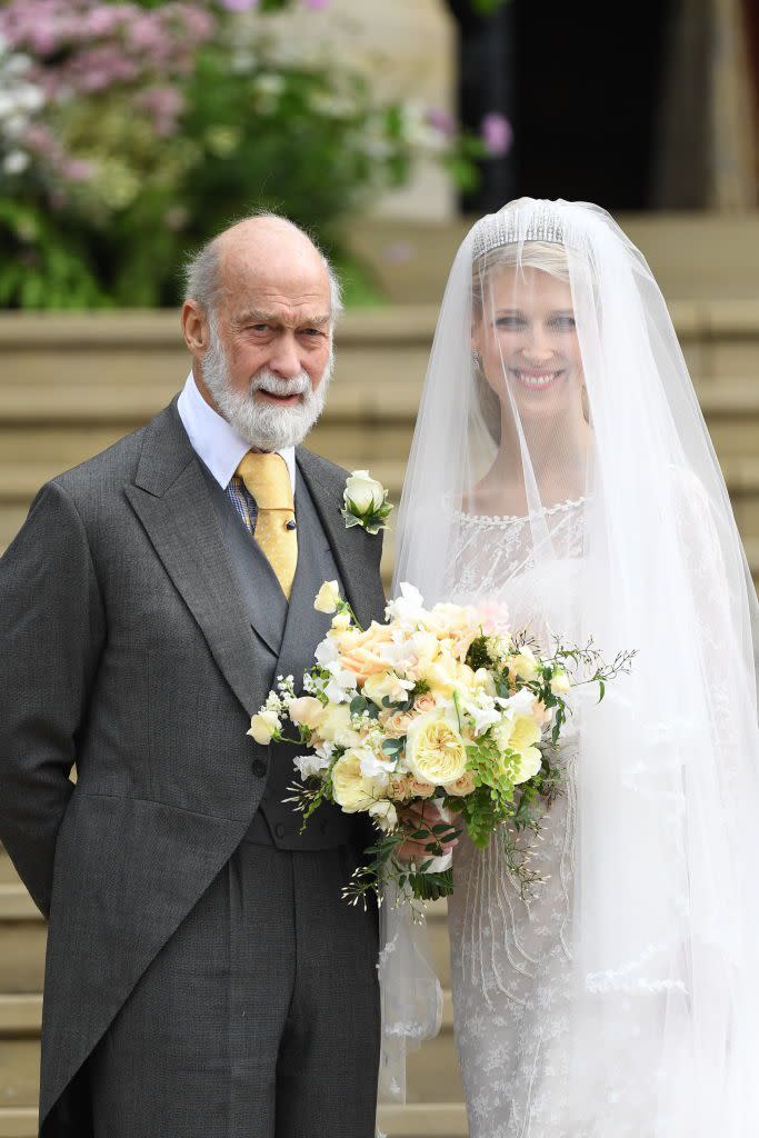 10) Ella Windsor and her Father Prince Michael of Kent