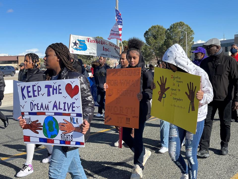 The 15th Annual Dr. Martin Luther King, Jr. Commemorative Peace March & Ceremony was held on Monday, January 15, 2023, near Victorville City Hall.