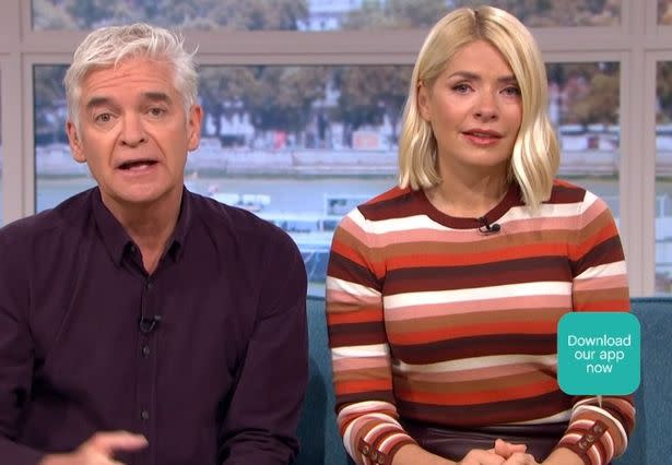 Holly Willoughby was moved by Speakman's account of domestic violence (Credit: ITV)