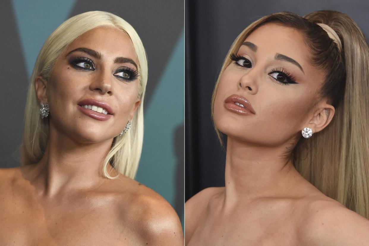 Lady Gaga and Ariana Grande both scored nine VMA nominations each: AP composite image