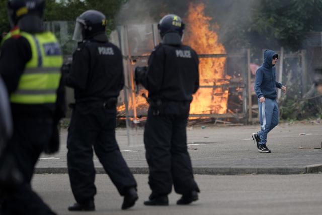 No plans to deploy army to quell rioters on UK streets, defence secretary  says