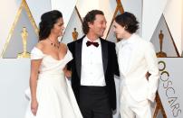 <p>Eine “Interstellar”-Renunion im kleinen Stil (Bild: Getty Images) </p>