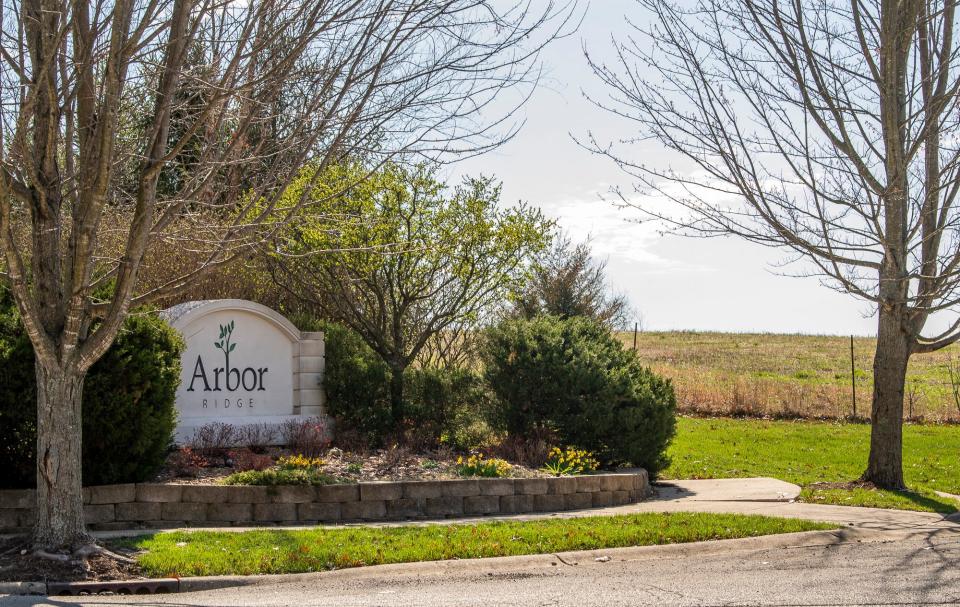 A field behind Arbor Ridge may be developed by a limited liability company, Sudbury Development Partners, into five planned neighborhoods.