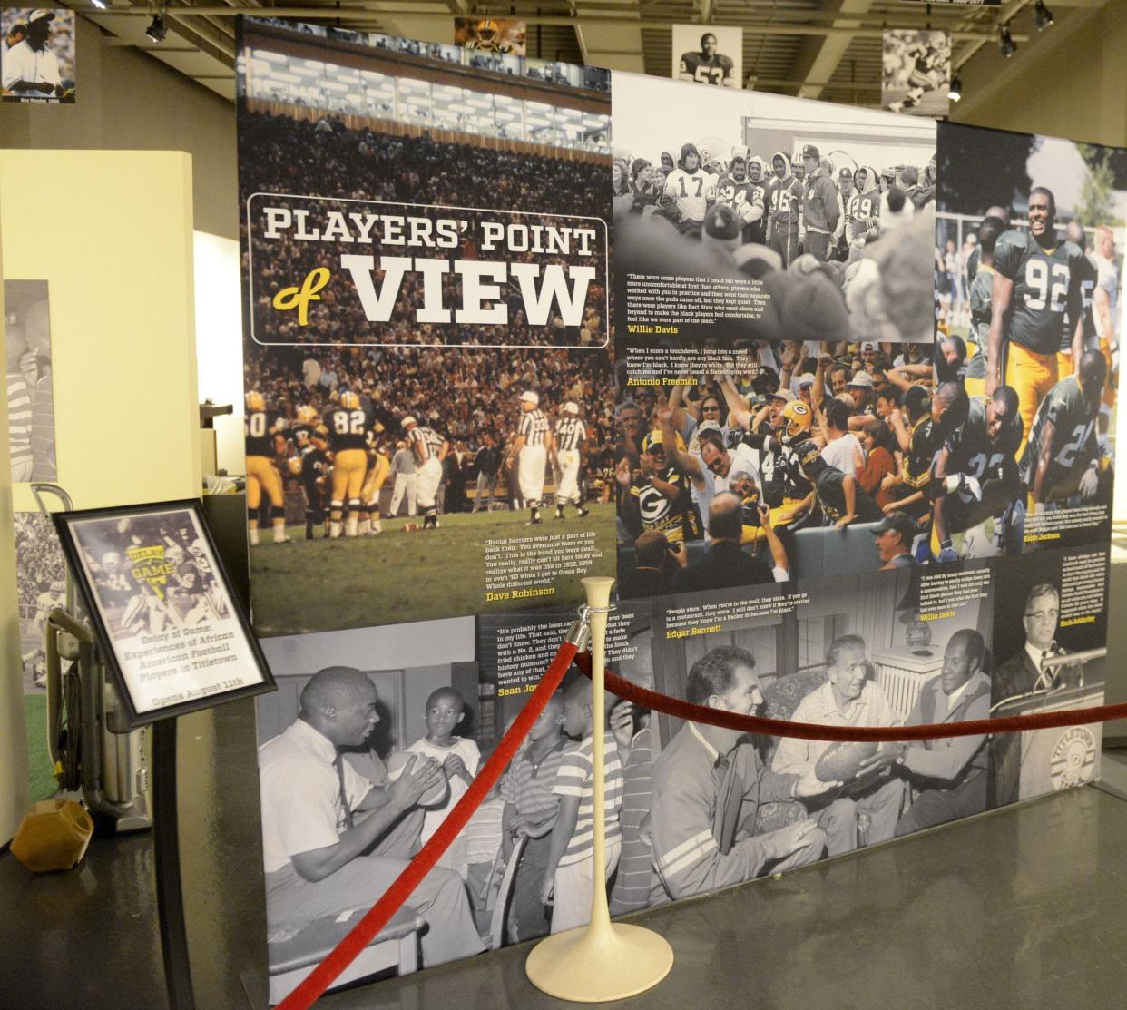 The Neville Public Museum of Brown County's "Delay of Game: Experiences of African American Football Players in Titletown" has been recognized nationally.