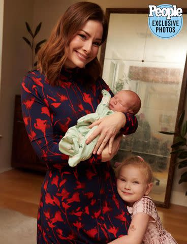 <p>Greg Kessler/KesslerStudio</p> Rebecca Jarvis with son Leo and daughter Isabel