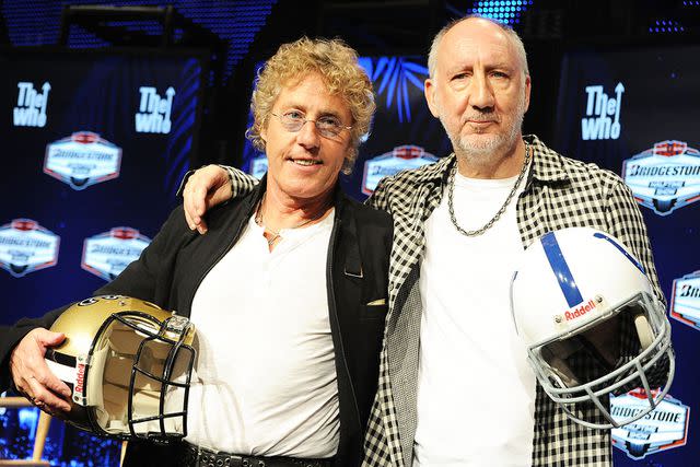 <p>Jeff Kravitz/FilmMagic</p> Roger Daltrey and Pete Townshend in Fort Lauderdale, Florida in February 2010