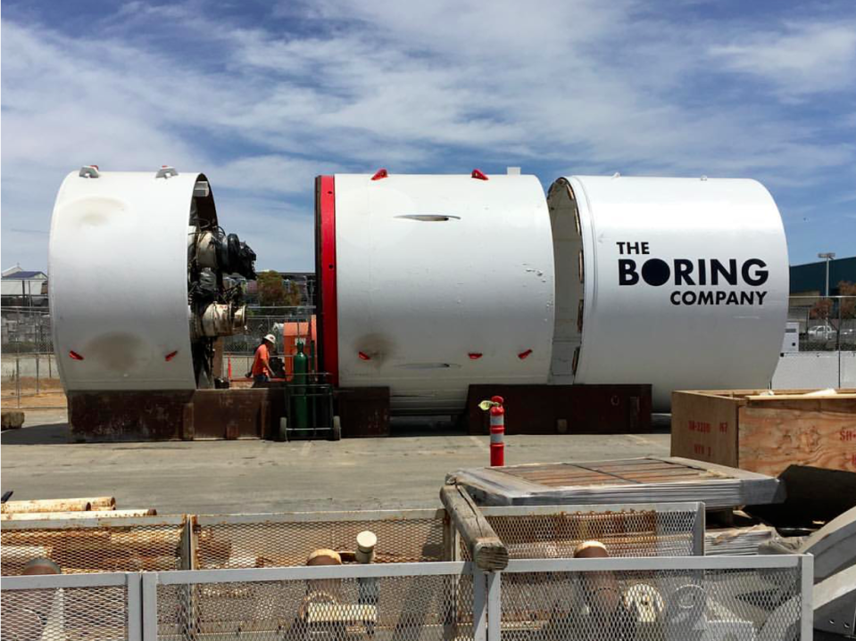 boring company screenshot