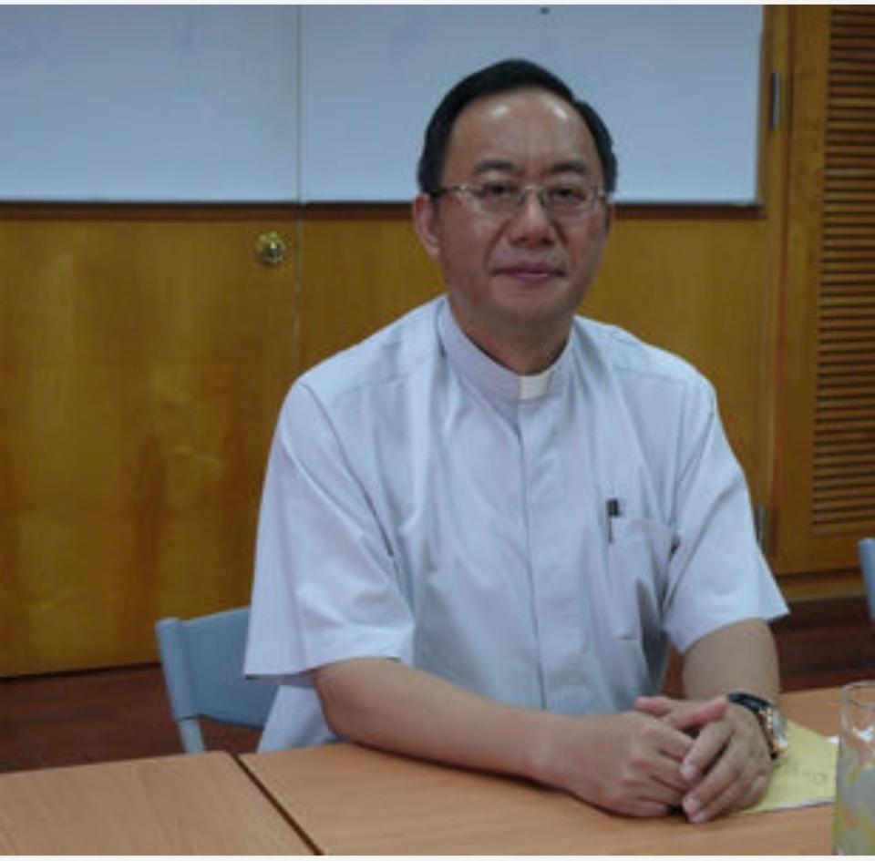 鄒族浦英雄神父為台灣天主教會第1位原住民主教。 （記者湯朝村翻攝）